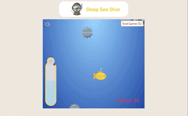 GIF of Deep Sea Dive game